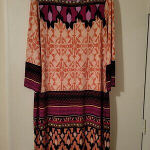 APT Brand Multi Color Pink Dress Size (14)